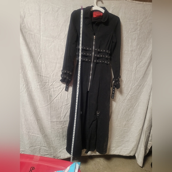Authentic y2k vintage Tripp hot topic long coat lace up corset - Picture 13 of 14